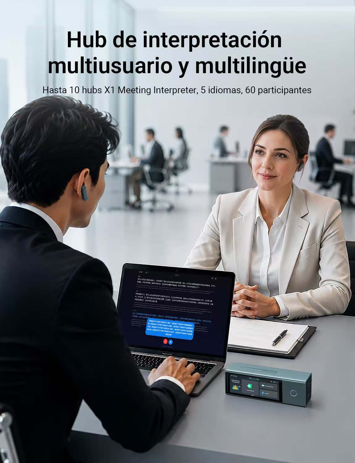 Intérprete Para Reuniones X1