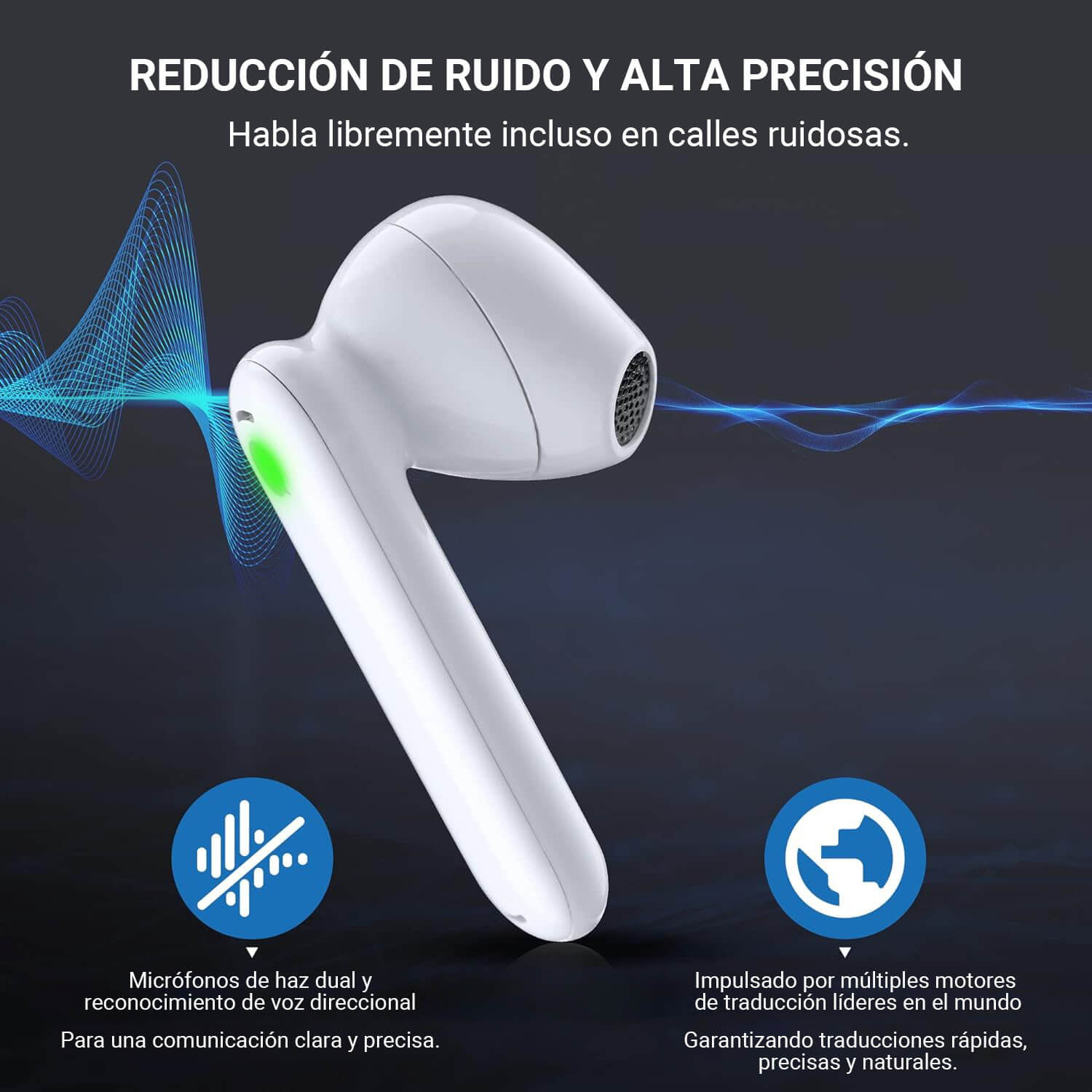 WT2 Edge/W3 Auriculares Traductores en Tiempo Real